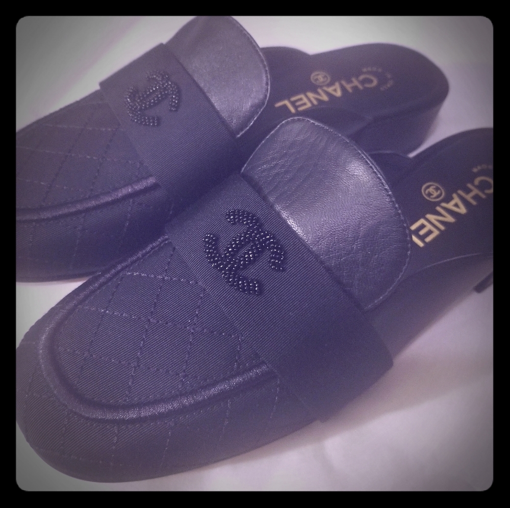 Chanel Cruise Mules w/ Pearl Embellishment - NWOB